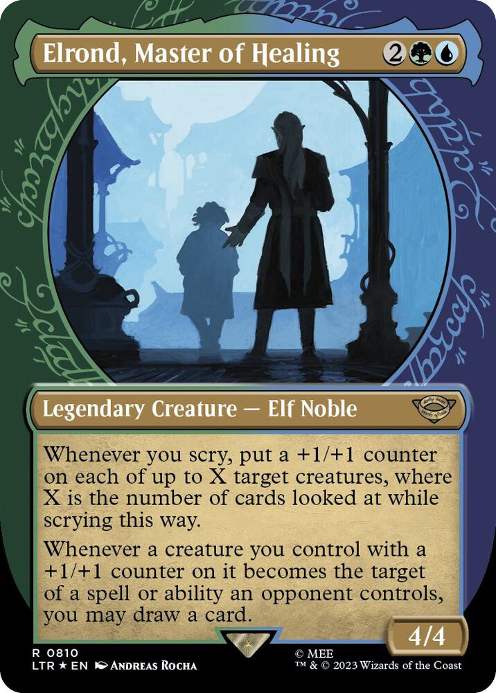 Elrond, Master of Healing (Showcase) (Surge Foil)