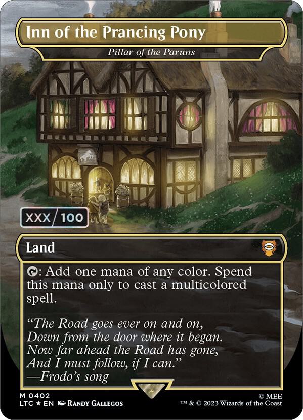 Inn of the Prancing Pony - Pillar of the Paruns (Serial Numbered)