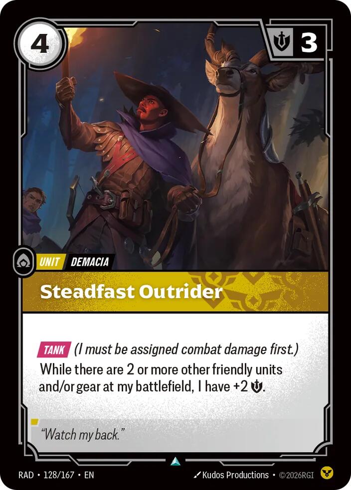 Steadfast Outrider [Radiance]
