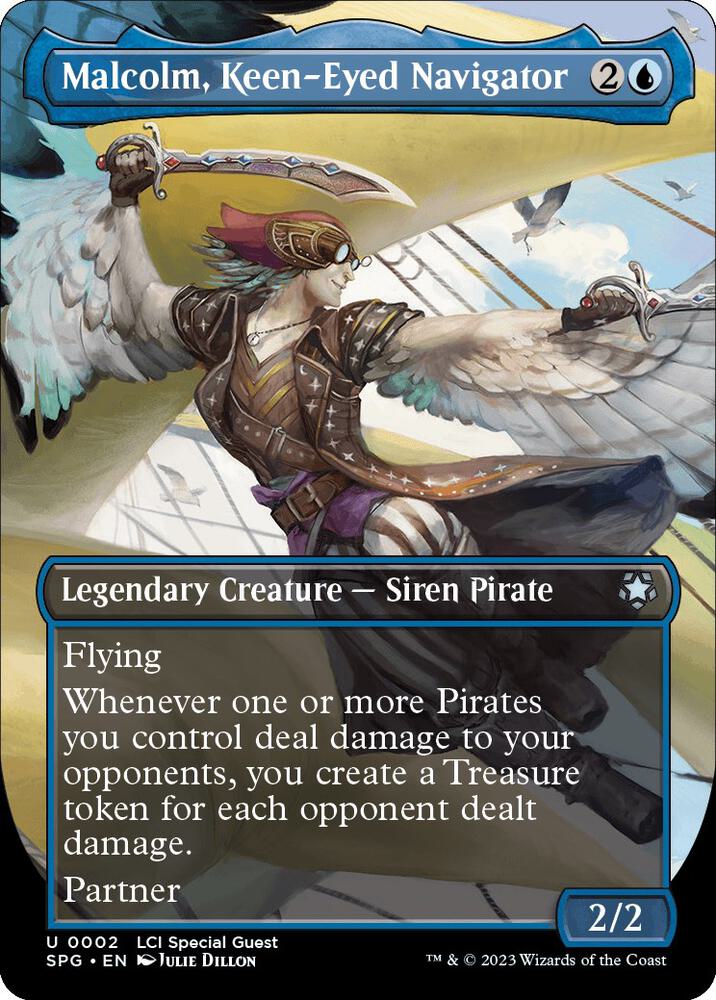 Malcolm, Keen-Eyed Navigator (Borderless)