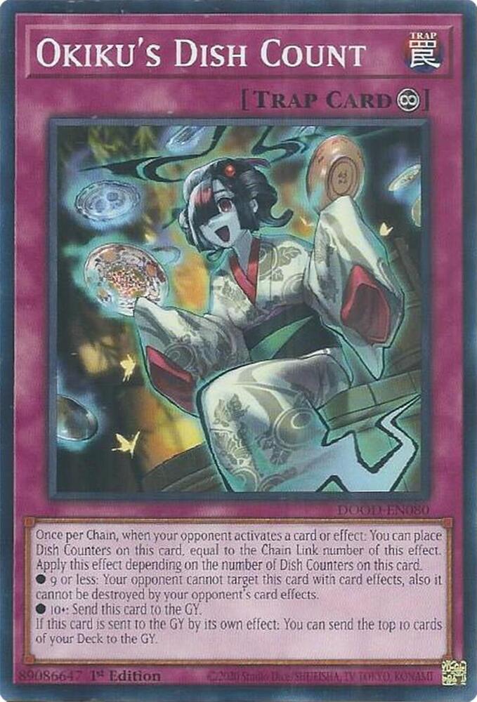 Okiku's Dish Count
