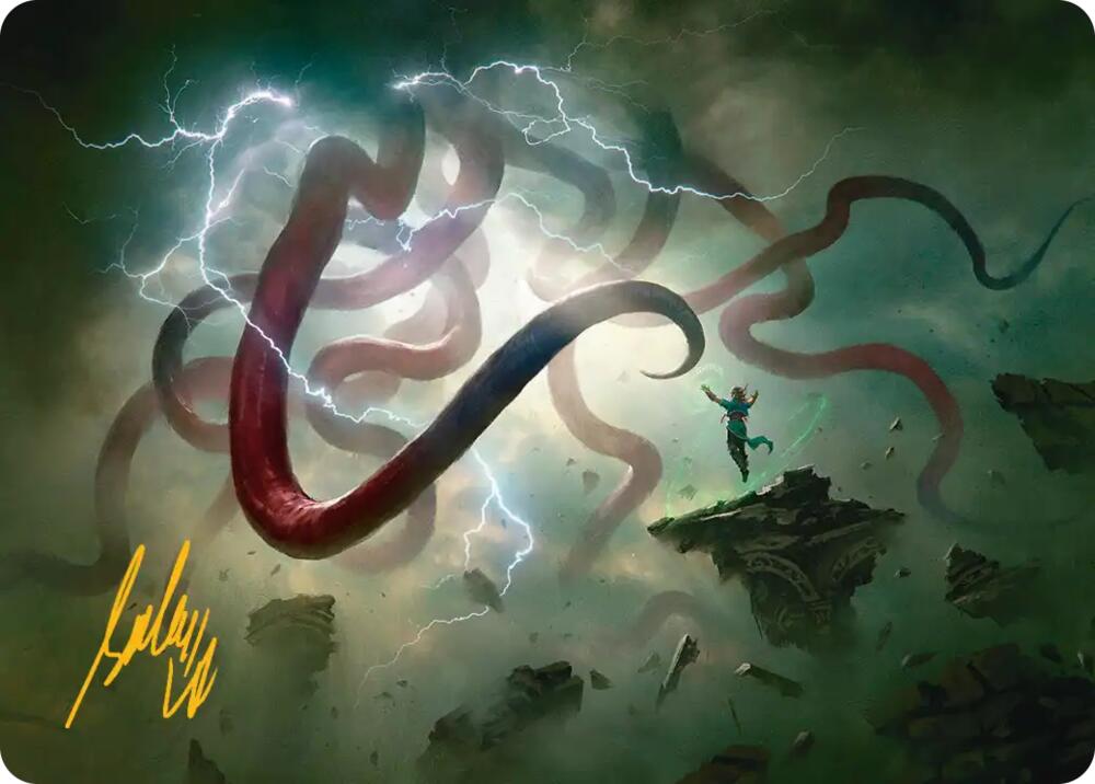 Omnipresence Art Card (Gold-Stamped Signature) [Art Series: Reality Fracture]
