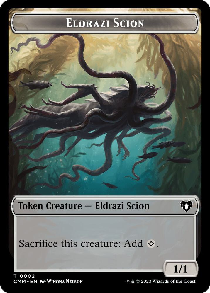 Eldrazi Scion // Elephant Double-Sided Token