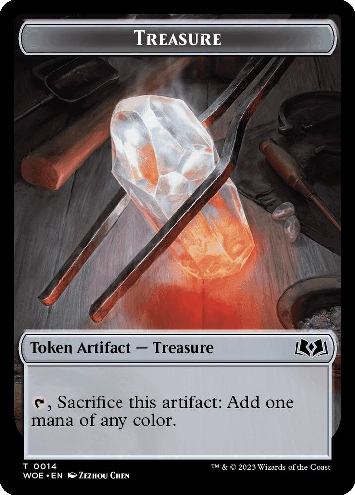 Treasure // Food (0013) Double-Sided Token