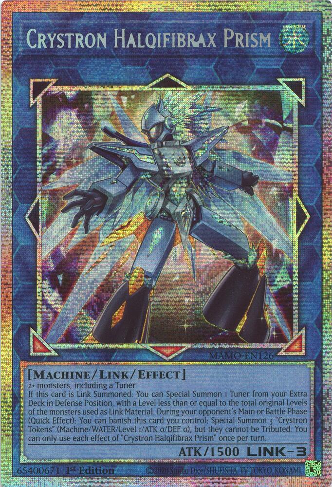 Crystron Halqifibrax Prism (Starlight Rare) [Magnificent Monsters]