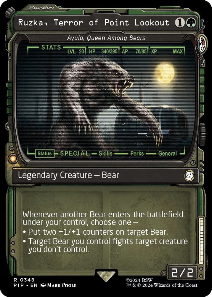 Ruzka, Terror of Point Lookout - Ayula, Queen Among Bears (Showcase)