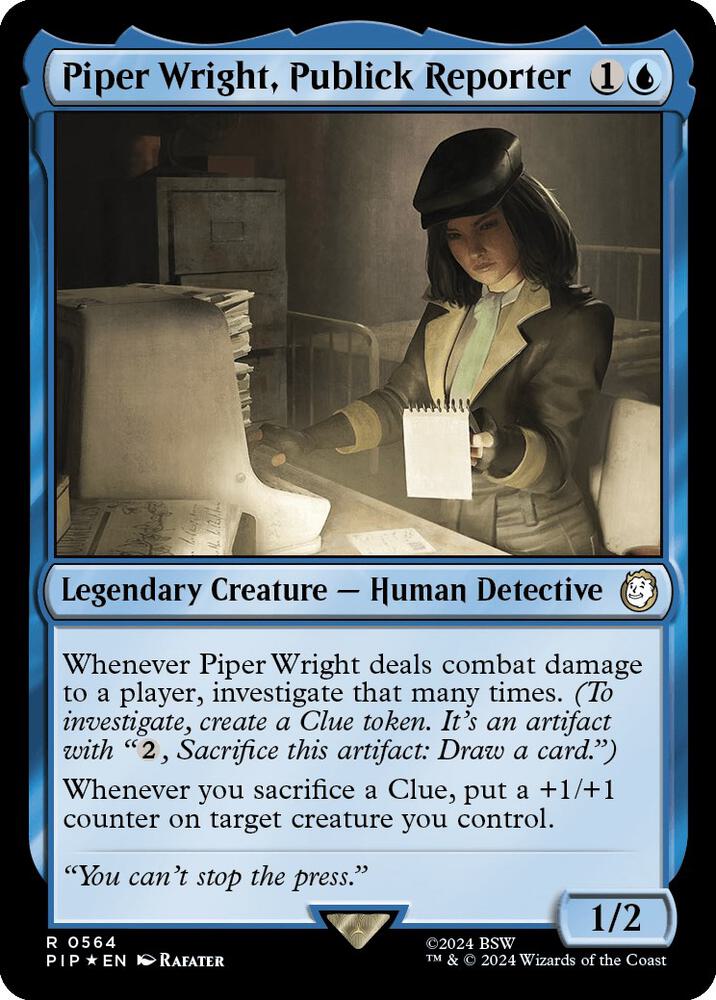 Piper Wright, Publick Reporter (Surge Foil)