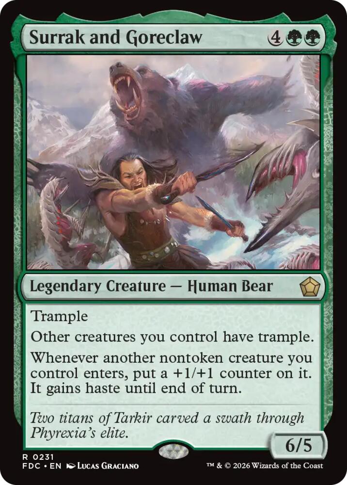 Surrak and Goreclaw [Commander: Foundations]