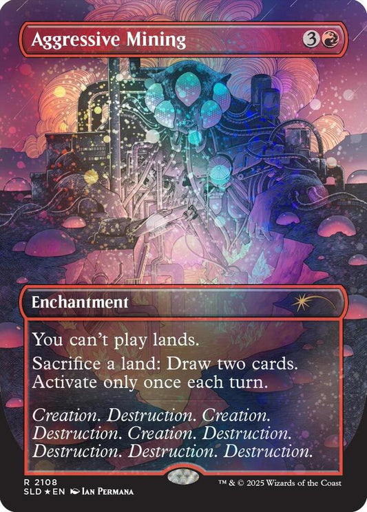 Aggressive Mining (Galaxy Foil)