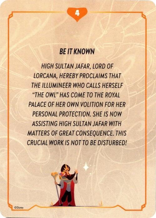 Reign of Jafar Lore Card (4 of 19)