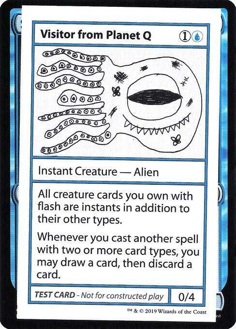 Visitor from Planet Q (No PW Symbol)