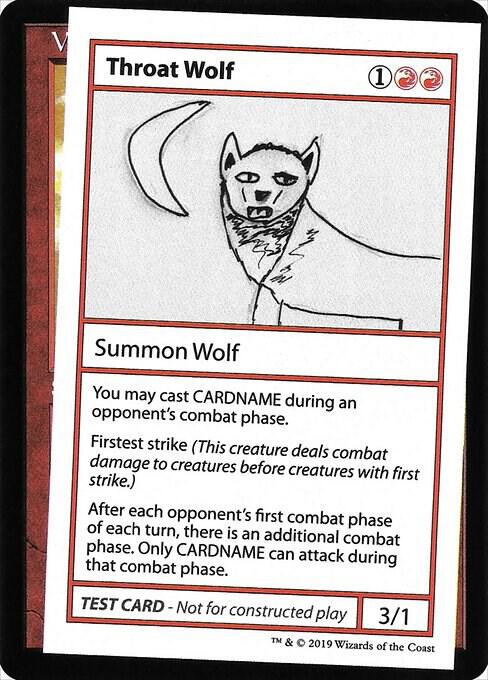 Throat Wolf (No PW Symbol)