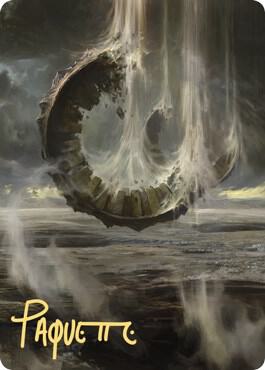 Wasteland Art Card (Gold-Stamped Signature)