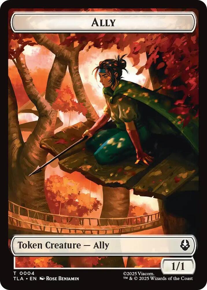 Ally (0004) // Clue (0015) Double-Sided Token