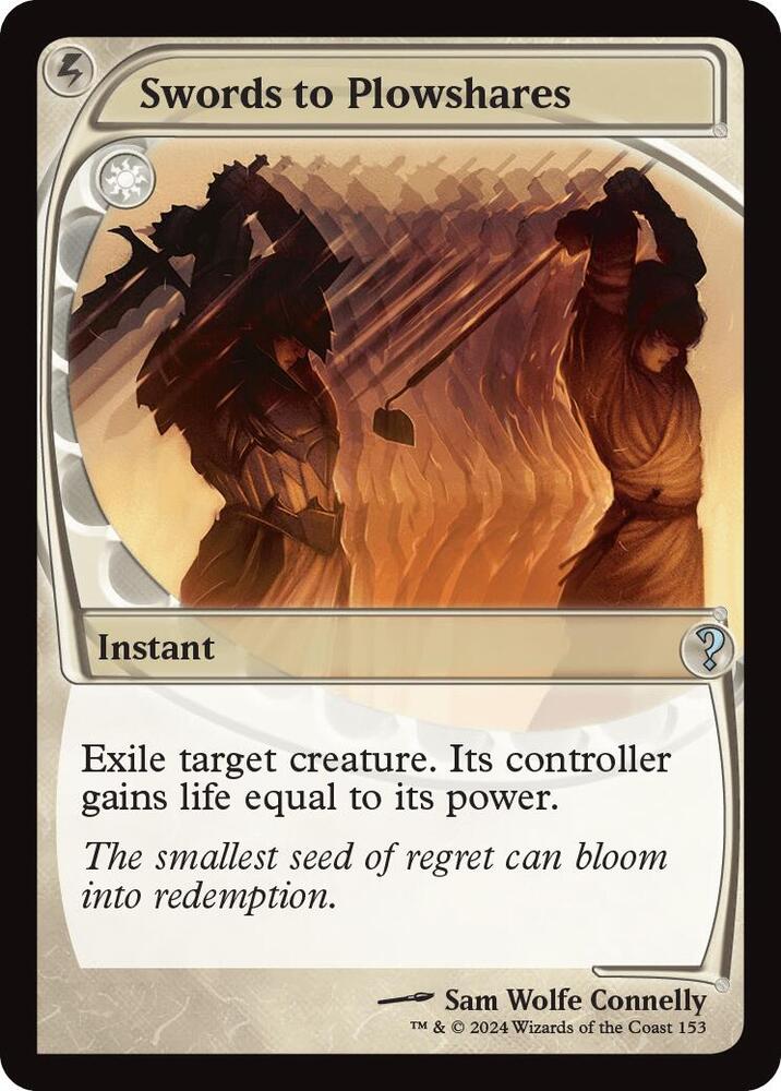 Swords to Plowshares (Future Sight)