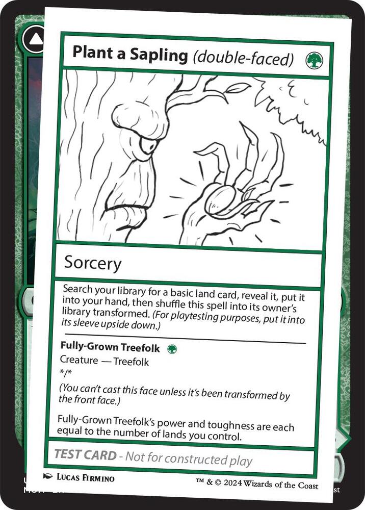 Plant a Sapling (double-faced)
