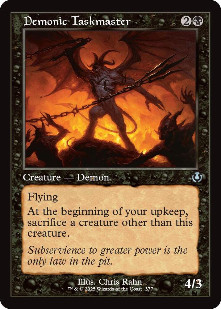 Demonic Taskmaster (Retro Frame)