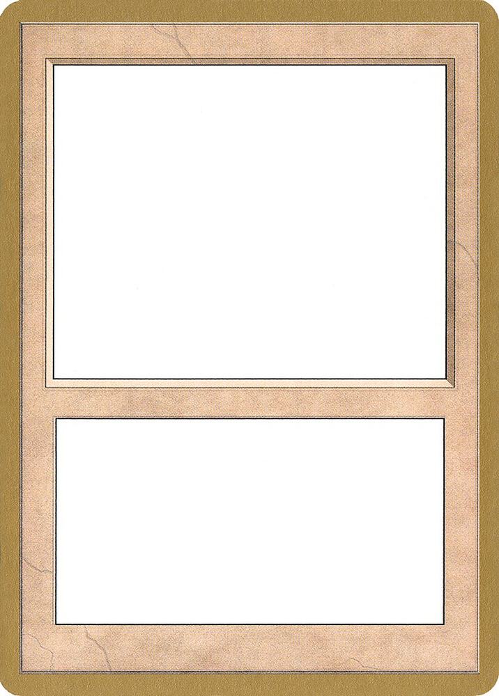 1996 World Championship Blank Card