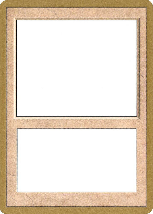 1996 World Championship Blank Card