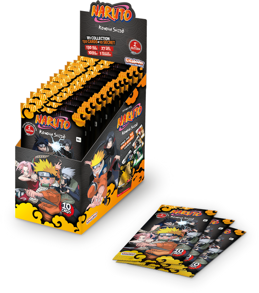 Naruto Mythos TCG - Konoha Shidō (2nd Edition) Booster Display