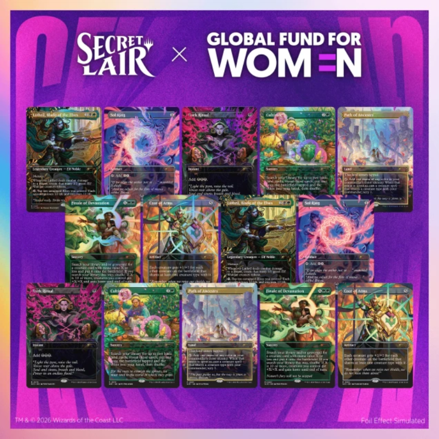 Magic: The Gathering Secret Lair x Global Fund for Women - Their Magic Is Limitless