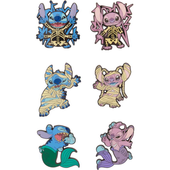 Stitch & Angel - Halloween Costume Mystery Box Pin