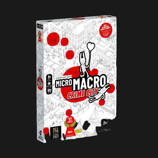 Board game box for 'Micro Macro Crime City' 