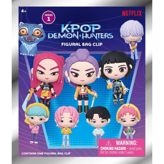 KPop Demon Hunters - 3D Charm Bag Clip Blind Bag