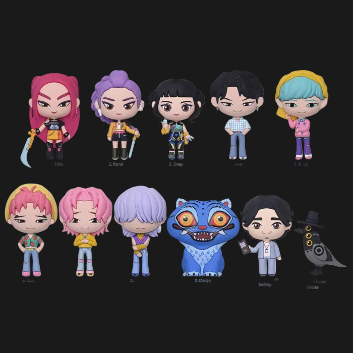 KPop Demon Hunters - 3D Charm Bag Clip Blind Bag
